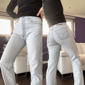 Levis 501 jeans w28 l30 90er jahre light wash Fading blue 501 Fading blue 501 vintage 501s