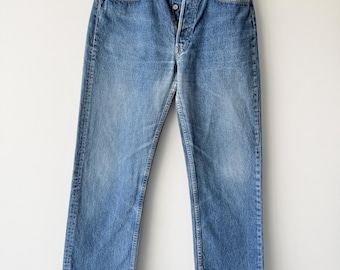 W36 L32.5 — Deadstock Levi's 501 LVC 50s Jeans Men — Selvedge