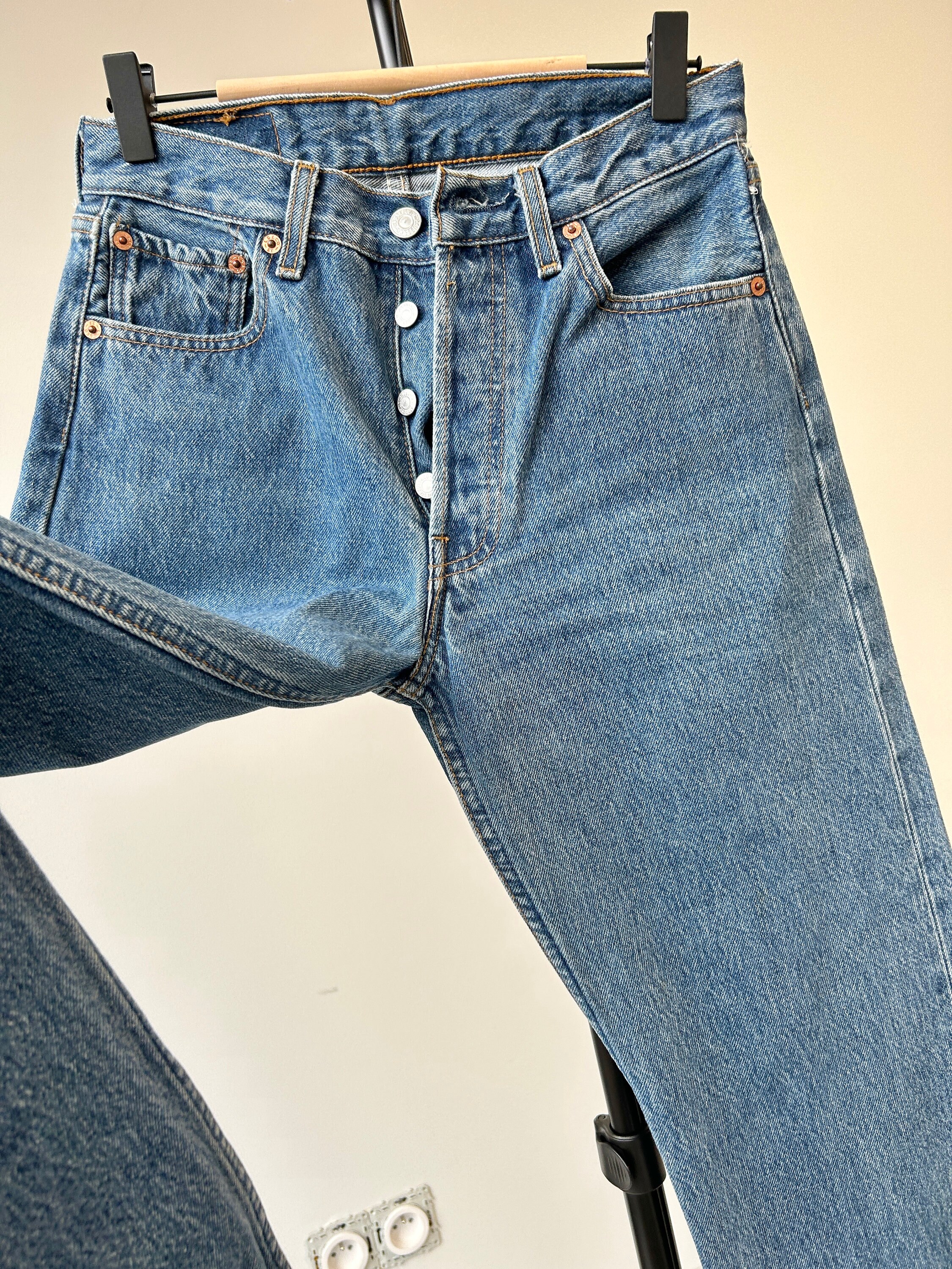 リーバイス 501 ジーンズ w27 L33 ライトブルー 90年代 リーバイス 