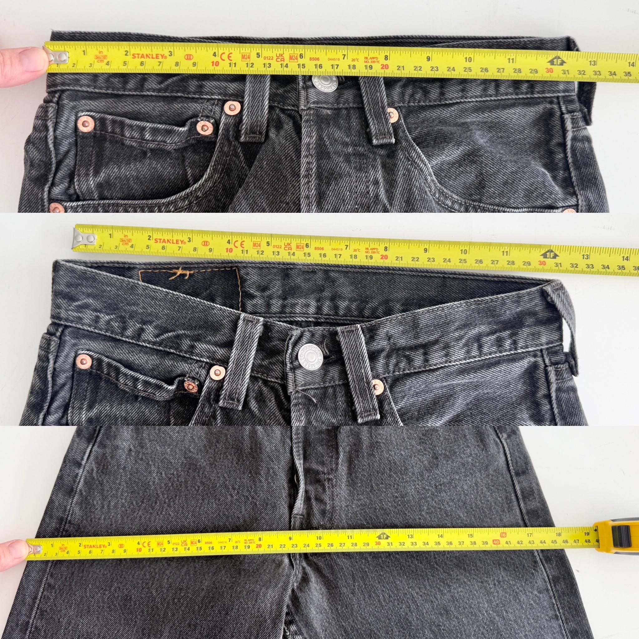 W24 L30 Levis 501 Vintage 23-24” Waist Medium Blue 501s Made in