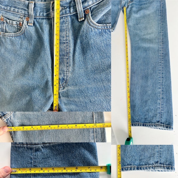Levis 501 Vintage W28 L29 Levi's Medium Blue Faded Made Y2k Levis 501 Vintage W28 L29 Levi's Medium Blue Faded Made Y2k