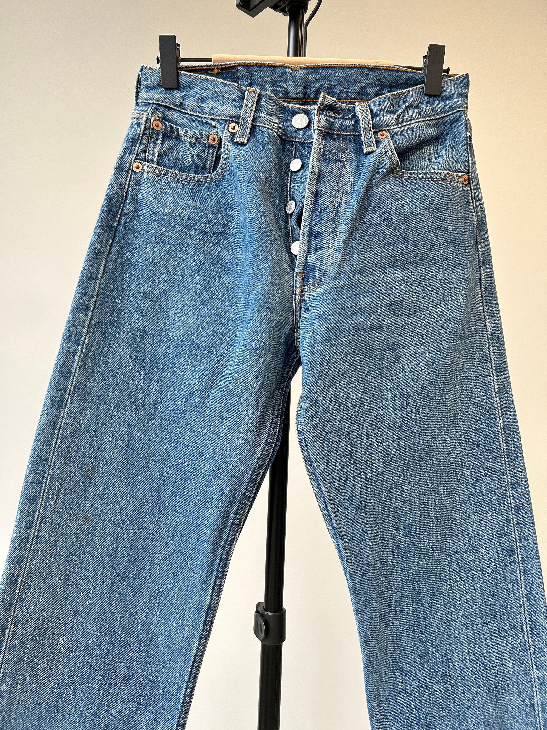リーバイス 501 ジーンズ w27 L33 ライトブルー 90年代 リーバイス 