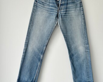 Levis 501 vintage w26 L29 Levi’s 501 faded worn lines straight leg 501 vintage blue 501 vintage Levi’s