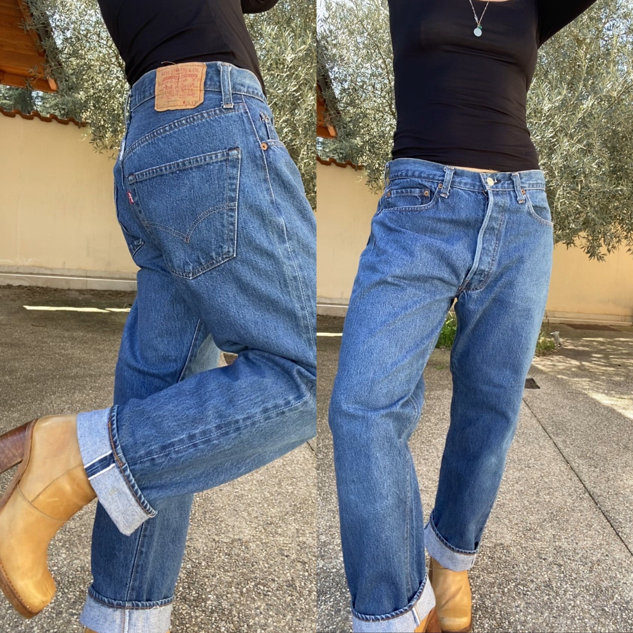 W32 L27 Vintage Levi's 501 Red Line Selvedge Made in USA Raw W32 L27 Vintage Levi's 501 Red Line Selvedge Made in USA Raw