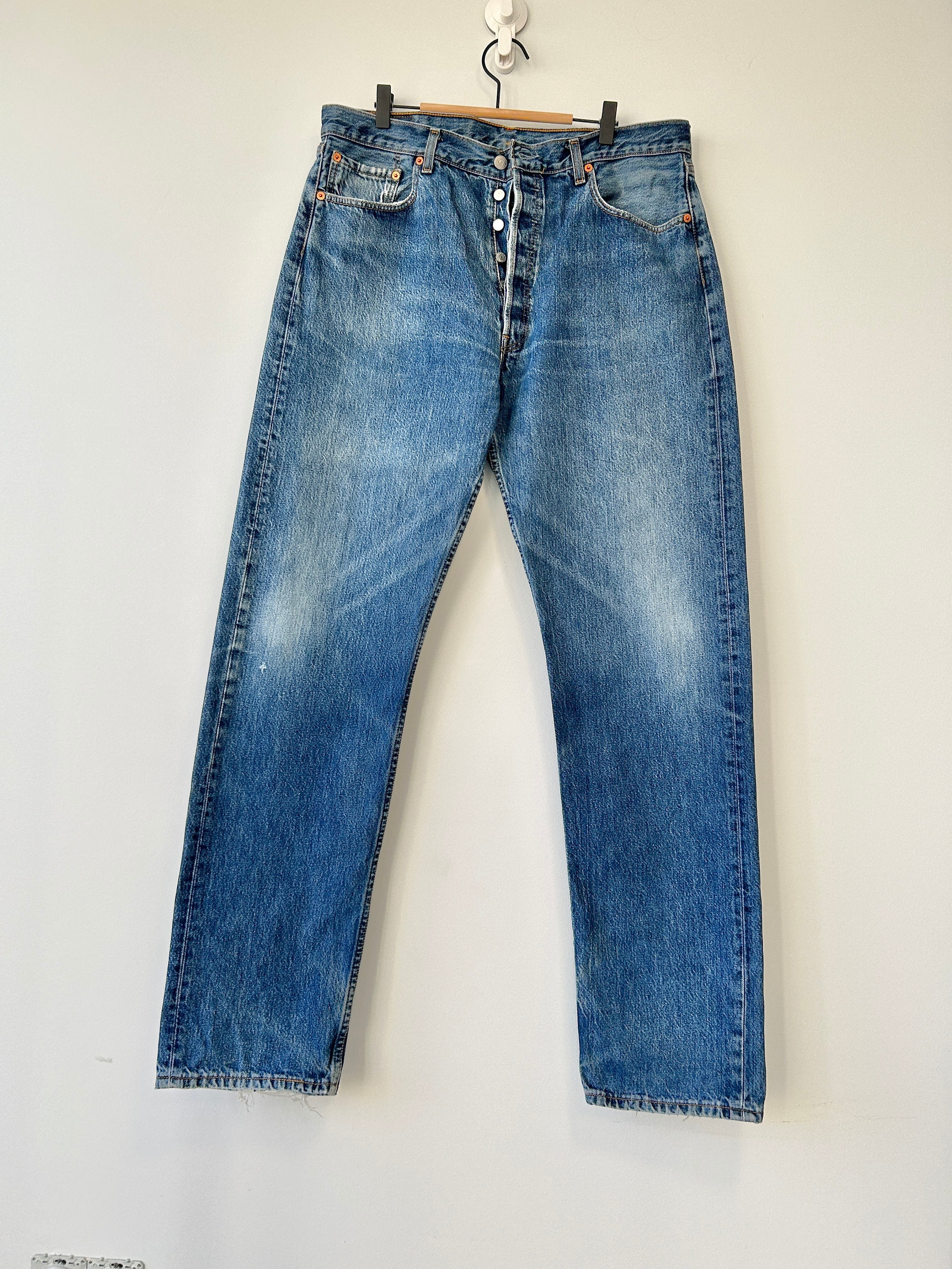 MADE IN USA LEVIS505XX 濃紺 W35/L34 Levis 501 w35 l34 - Etsy Polska