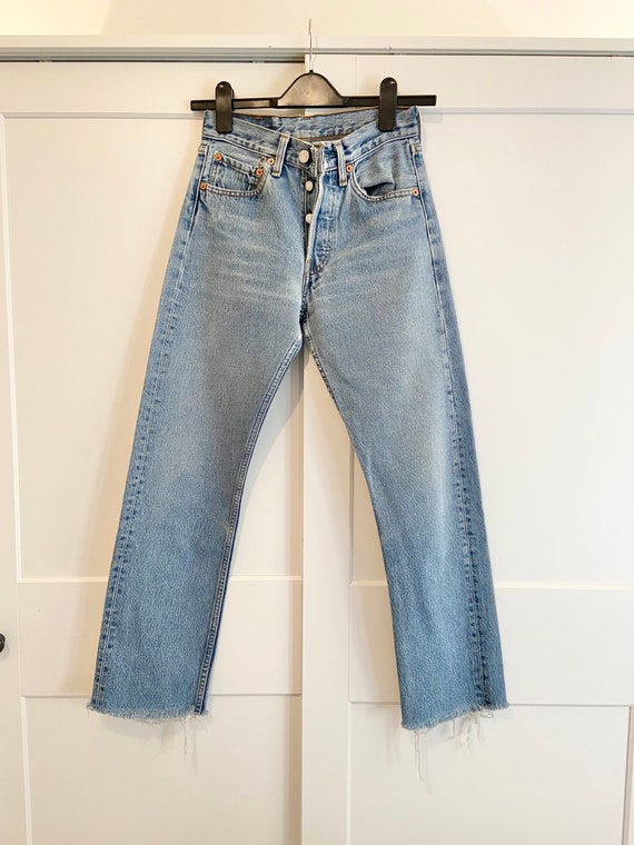 Vintage Levis 501 W25 L27 90s - Etsy