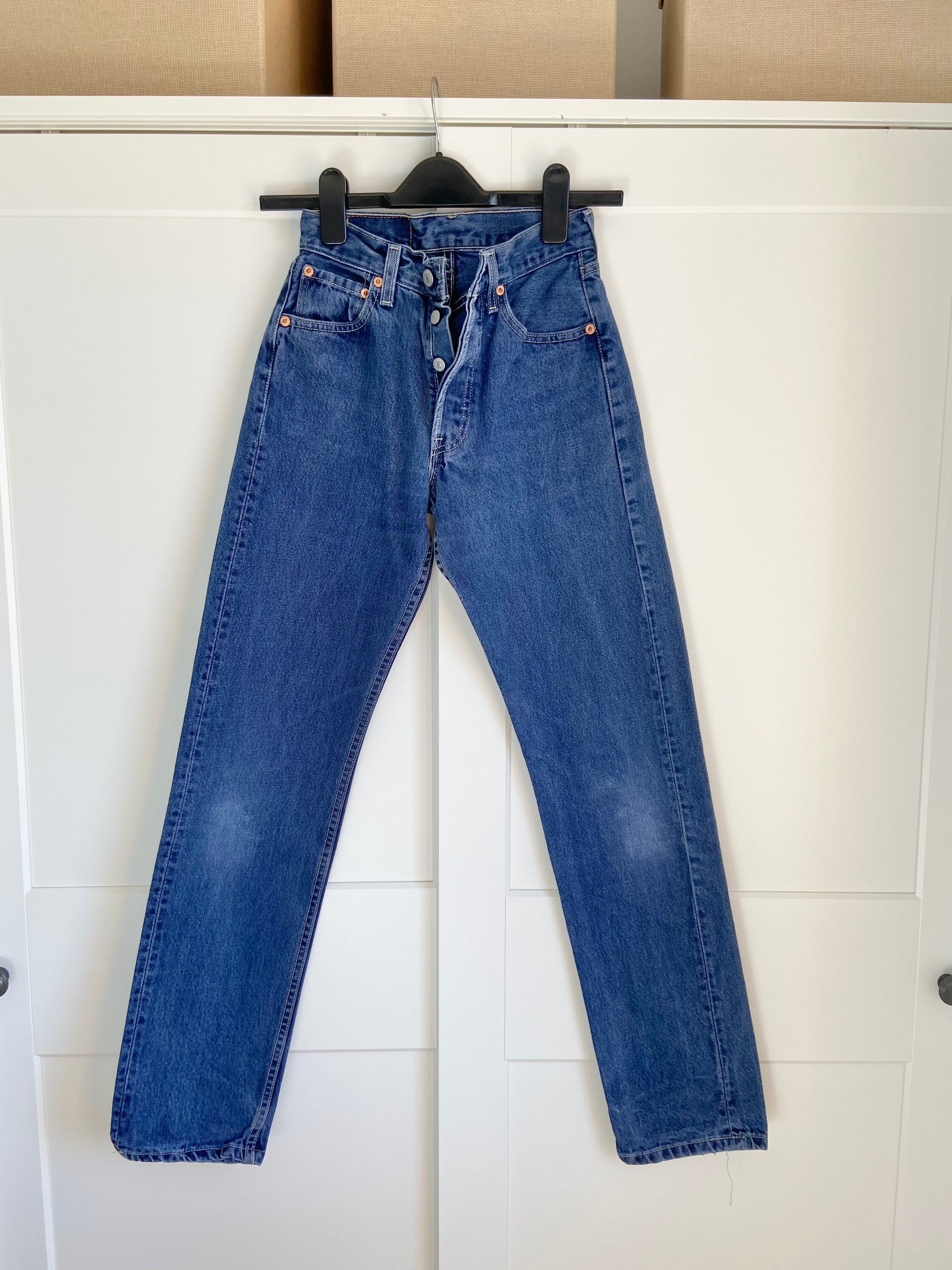 Buy W23 L31 Vintage Levis 501 Made in USA Tag for Women