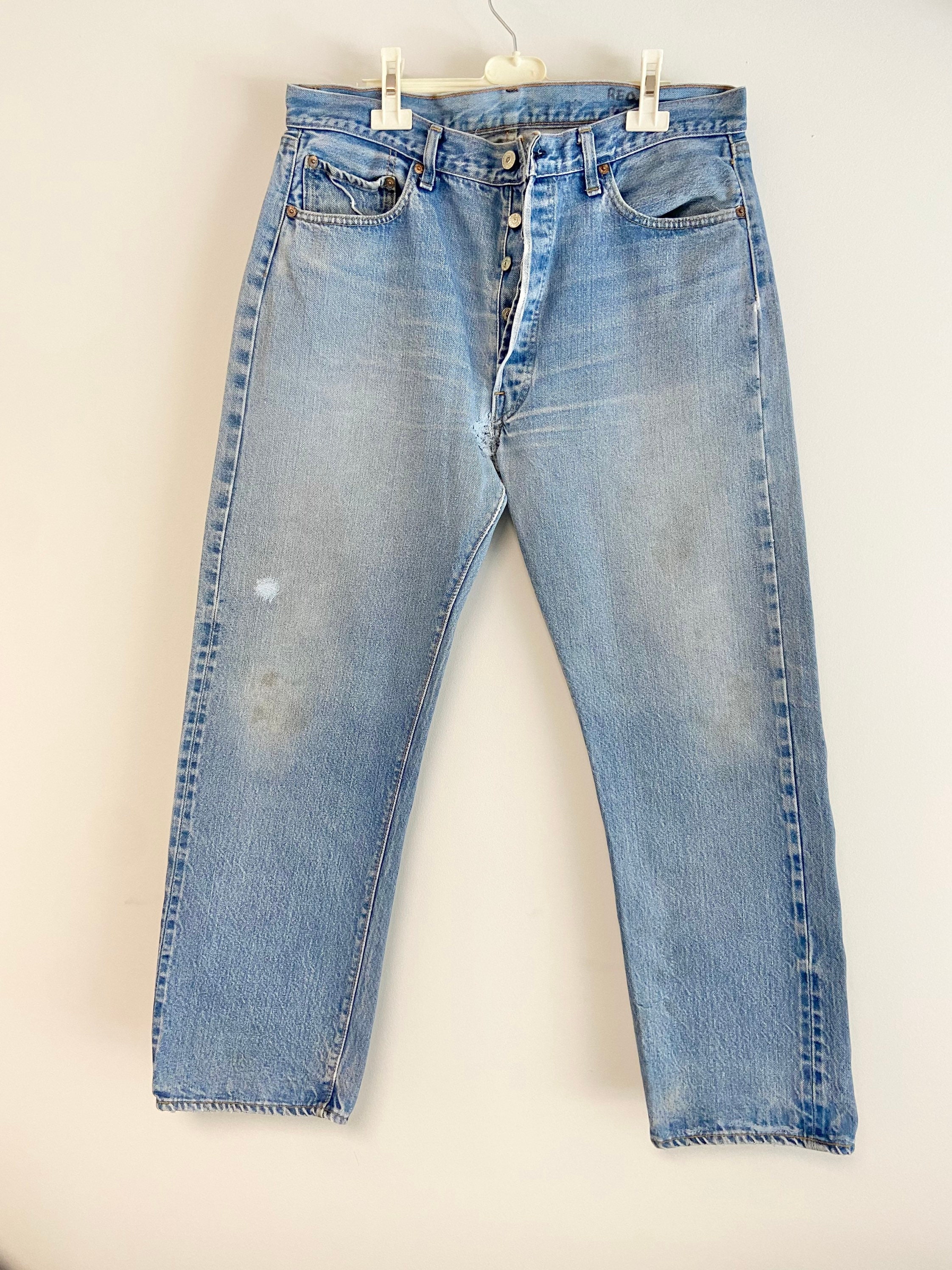 Red Line Levis 501 - Etsy