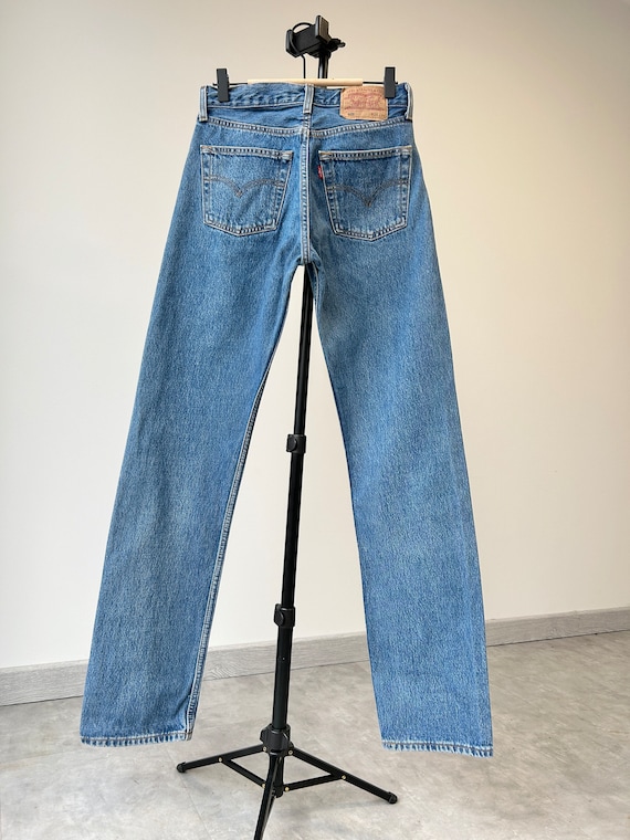 リーバイス 501 ジーンズ w27 L33 ライトブルー 90年代 リーバイス 