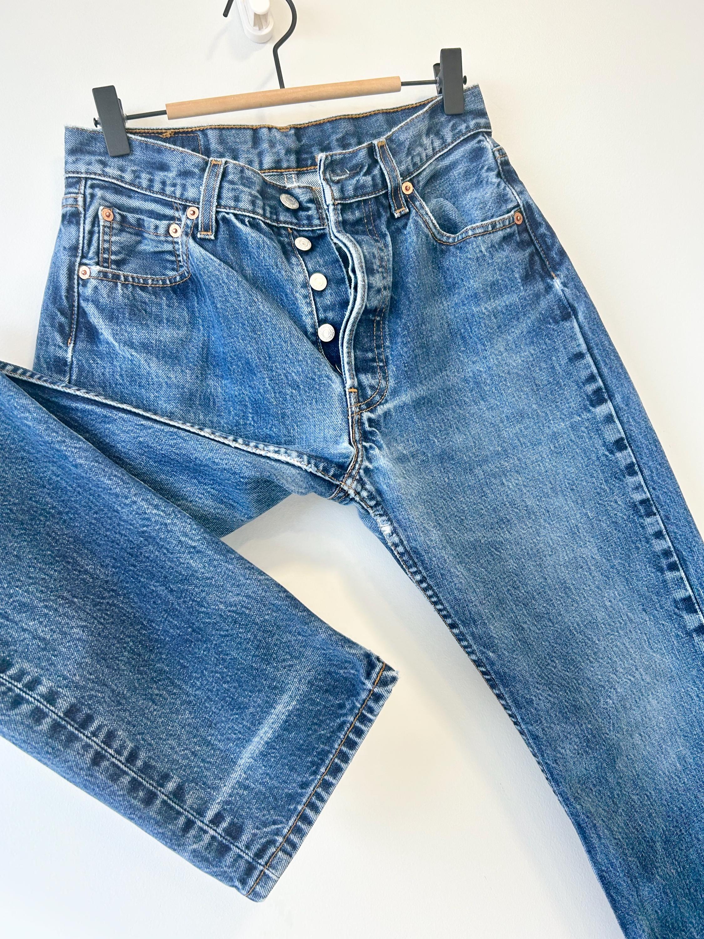 Levis 501 Vintage W27 L31 Levi's Dark Blue Shade Straight