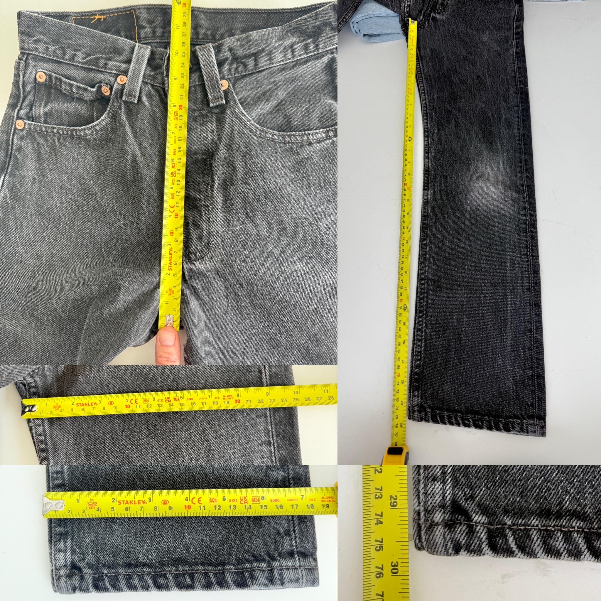 W24 L30 Levis 501 Vintage 23-24” Waist Medium Blue 501s Made in