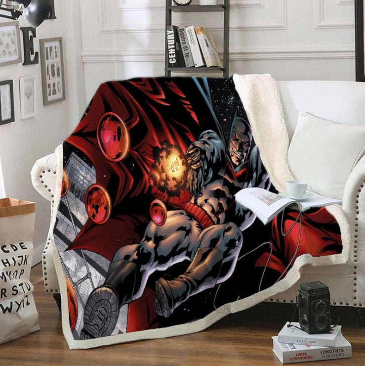 Custom blanket Batman movie character blanket superhero Etsy