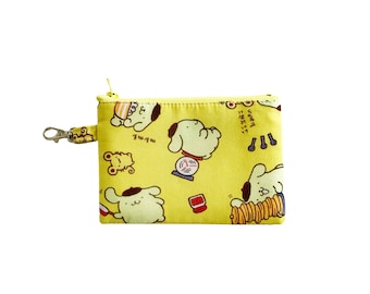 Personnage Golden Retriever | Sac pastel, animaux kawaii, pochette à fermeture éclair, sac de voyage, sacs mignons