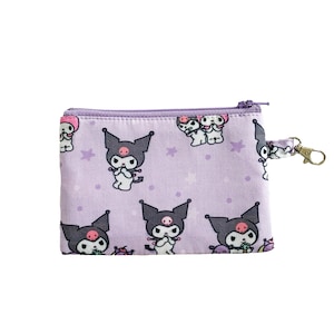 Cute Characters Coin Purse | Pastel Bag, Kawaii Animals, Zipper pouch, travel bag
