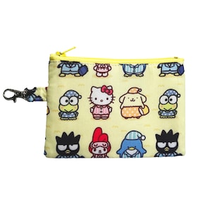 Kawaii Characters Coinpurse |  Pastel Bag, Kawaii Animals, Zipper pouch, travel bag