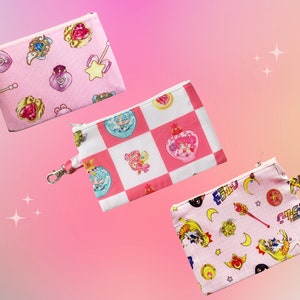 Magical Girl Coin Purse | Kawaii, Travel Pouch, Zipper Pouch, Anime Bag, Cute Bag, Gifts for her