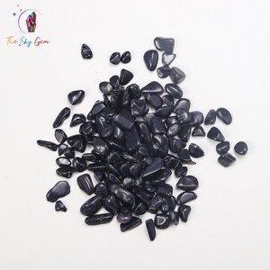 Natural Blue Sandstone Crystal Chips Bags - Undrilled Blue Sandstone Gemstone Chips