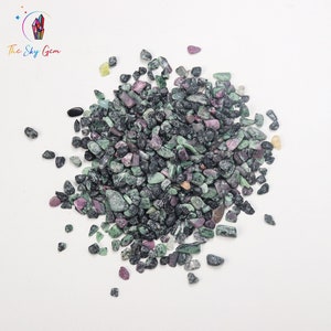 Natuurlijke Epidote Crystal Chips Bags - Ongeboorde Epidote Gemstone Chips