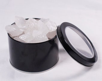 Aromaterapidiffusor i klar kvarts - Kristallaromaterapidiffusor (med eterisk olja) - Aromaterapidiffusor med ädelstenar - Mors dag-present