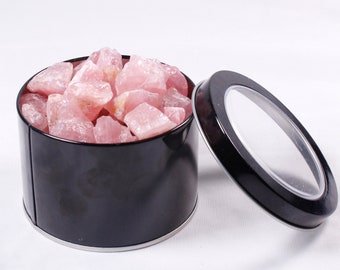 Aromaterapidiffusor i rosenkvarts - Kristallaromaterapidiffusor (med eterisk olja) - Aromaterapidiffusor i ädelsten - Mors dag-present