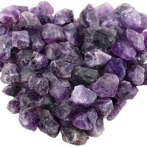 Natural Dream Amethyst Raw Crystal Chunks, Rough Natural Gemstones , Raw Healing Crystal - American Seller -