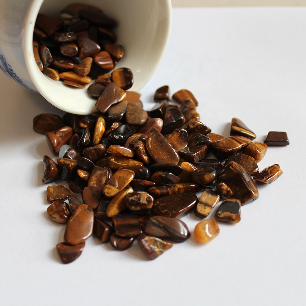 Tiger Eye Crystal Chips - Bulk Tiger Eye Gemstone Chips - American Se…