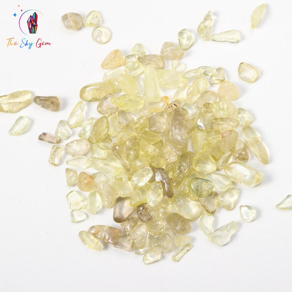 Natural Citrine Crystal Chips Bags - Undrilled Citrine Gemstone Chips