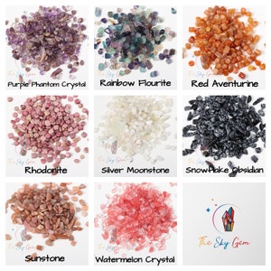 Crystal Chips Bags, Over 50 Different Kind of Gemstone Chips American Seller image 8