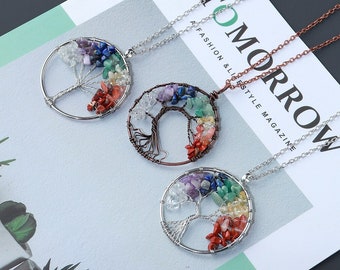Collana Albero della Vita Pietre Chakra