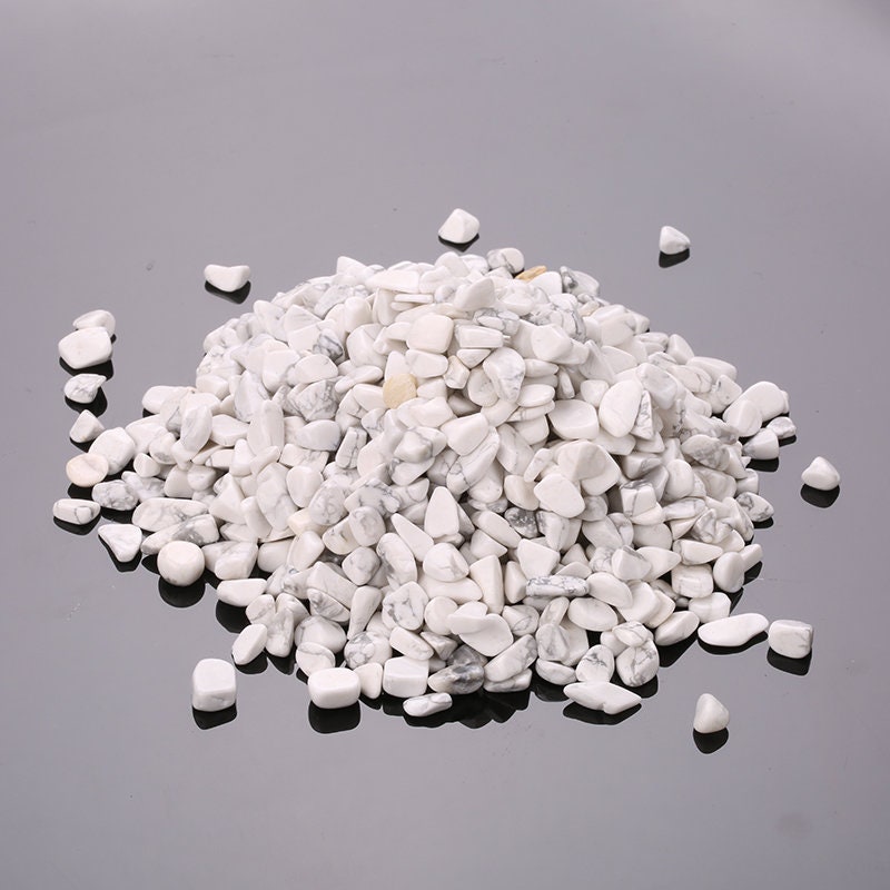Howlite Crystal Chips - Bulk Howlite Gemstone Chips - American Seller…