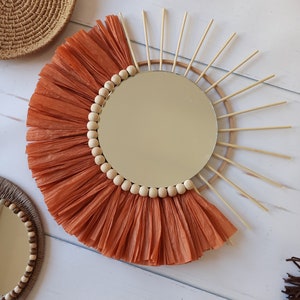 Boho spiegel thuis, kantoor decor