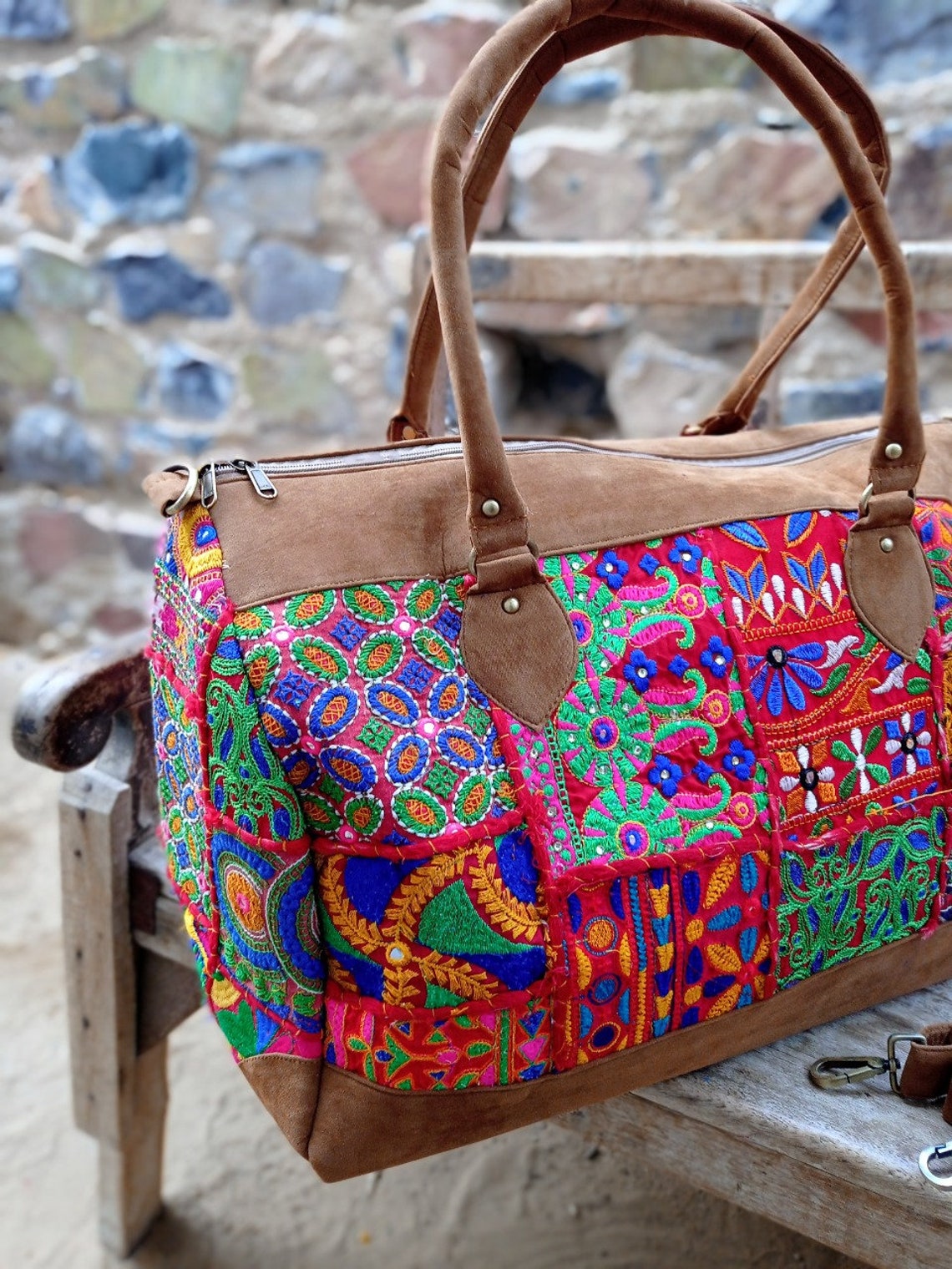 Banjara Bag Banjara Tote Bag Handmade Hand Embroidered | Etsy