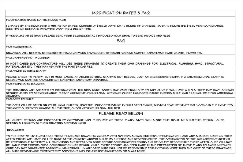 Building Code Modification Letters Bh-08-house Floor Plan-1,181 Sqft-2 Bedroom,2 Baths, 1 Story, Beach ...