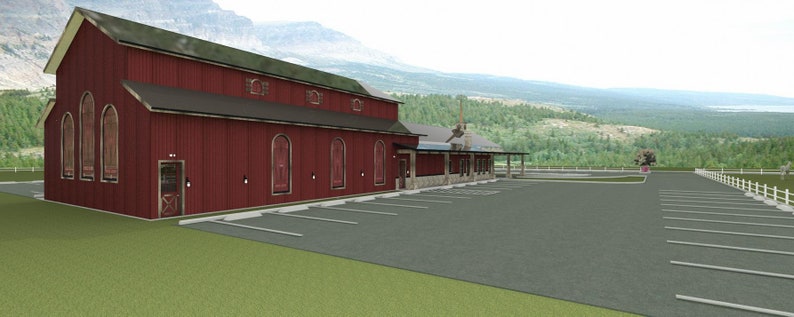 CHR-102-CHURCH PLAN-6,128 sqft. 1 story, barn style image 4