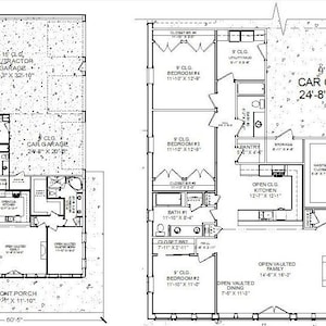 Brn07c-house floor plan-1,975 sqft-4 bedroom,3 bath, 1 story,barn style barndominium image 6