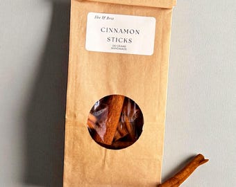 Cinnamon Sticks: Cake & Cocktail Garnish, Wedding Decor, Christmas Decor, Food Grade