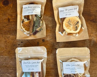 Kitchen Ritual Simmer Potpourri Blens: Natural Home Fragrance, Custom Label, Handmade