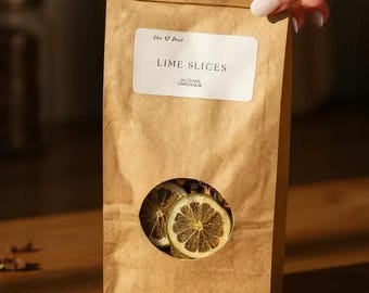 Dried Lime Slices for Crafts & Decor | California Citrus, Wreaths, Garlands (Food Grade)