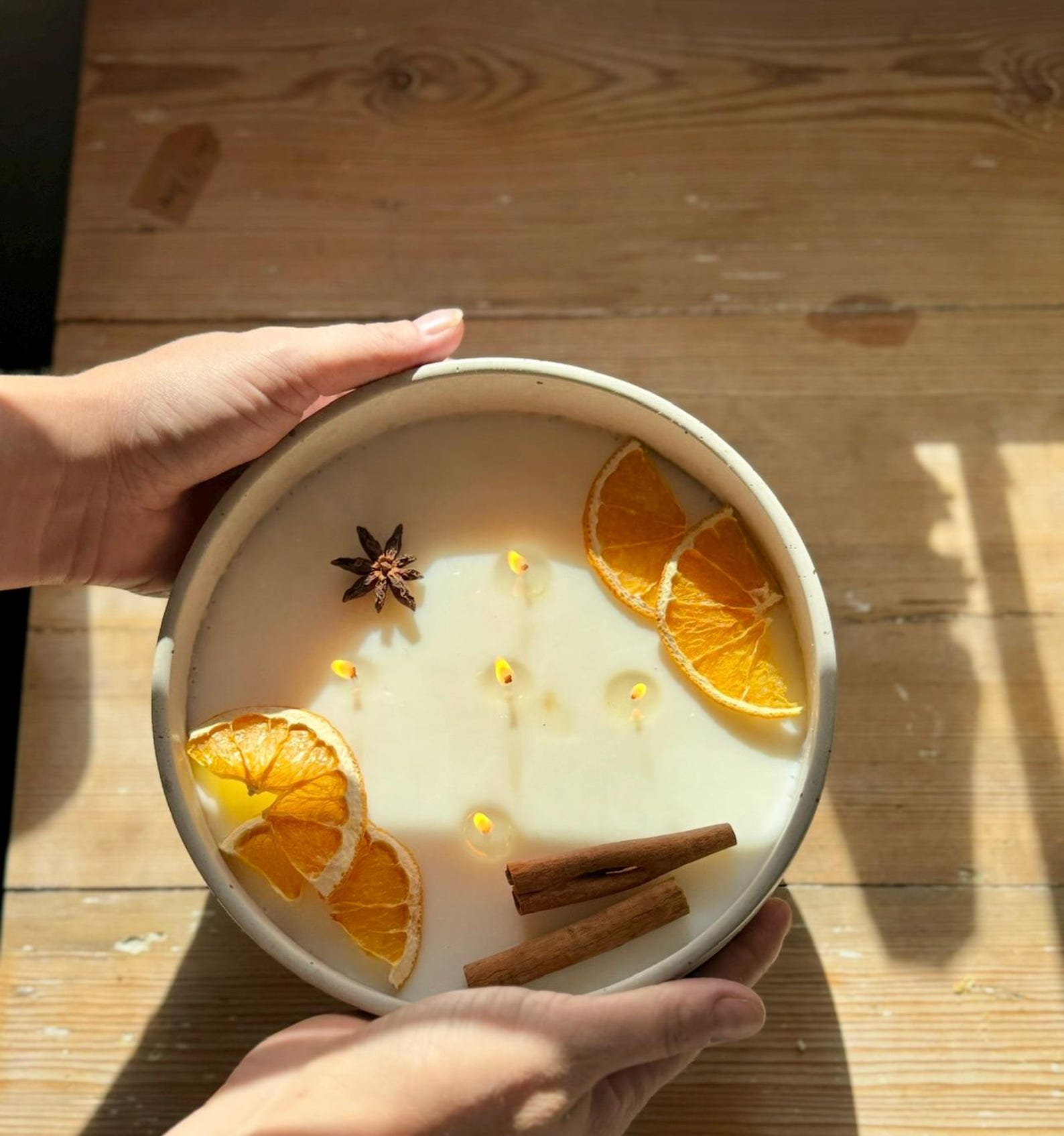 Extra Large Beeswax Candle: Essential Oil Sauna