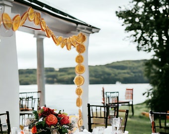 Baby Shower\ Wedding Oranges Garland, Dried Orange Slice Garland| Farmhouse| Wedding Decor| Citrus Baby shower Little Cutie Decor