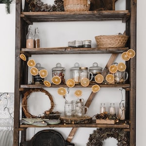 Dried Orange Slice Garland: Rustic Farmhouse Christmas Decor