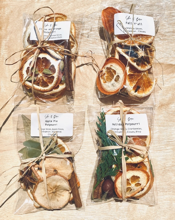 Handmade Stovetop Simmer Potpourri: Apple Pie, Citrus, Holiday Scents