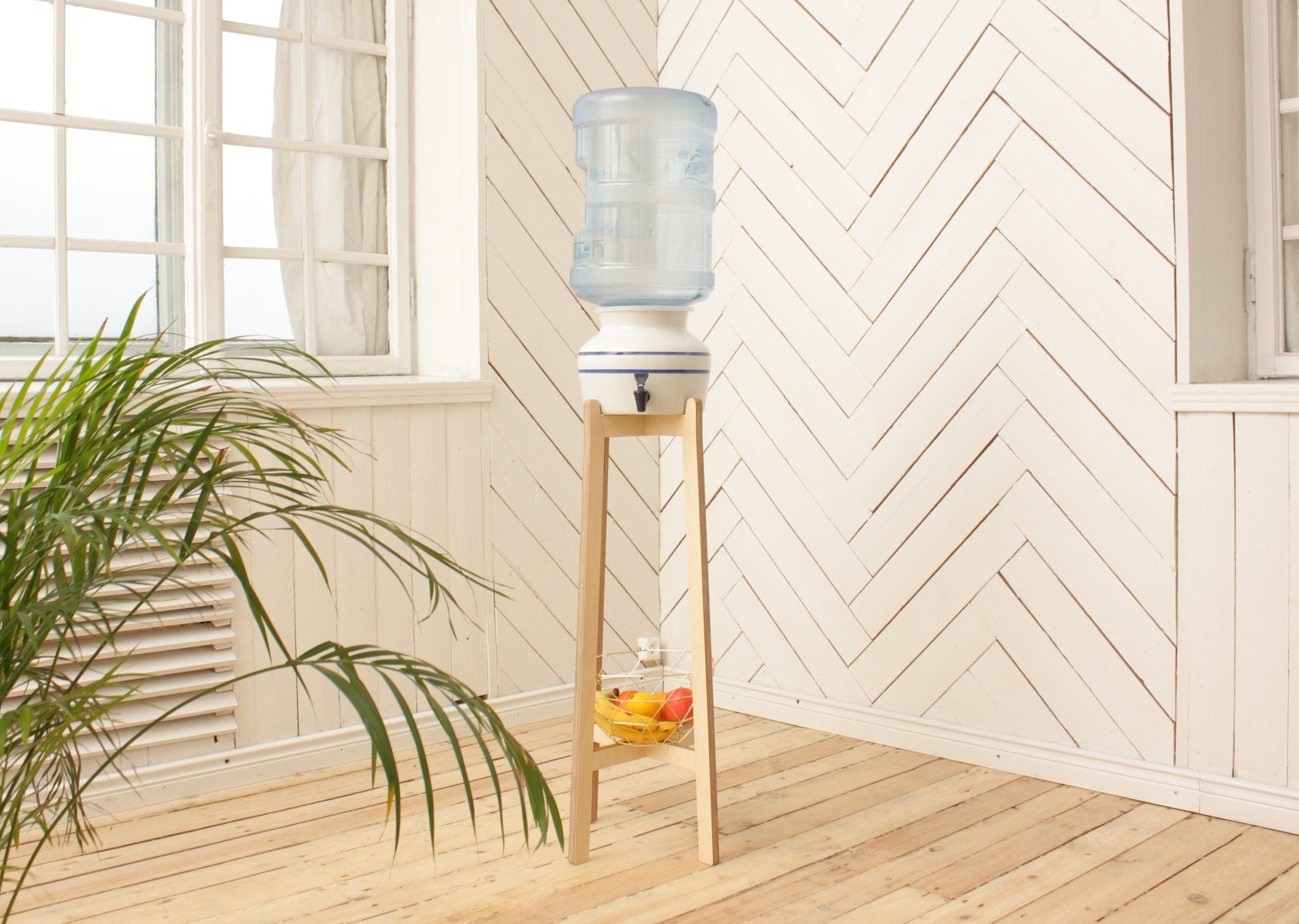 Water Dispenser Floor Stand Wooden Berkey Stand for Water Etsy