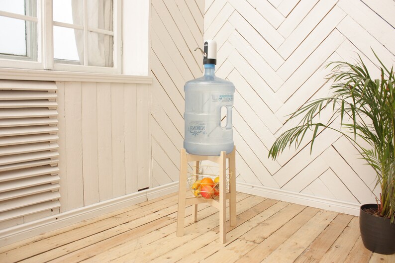 Water Dispenser Floor Stand for 5 Gallon Bottle Wooden Etsy UK