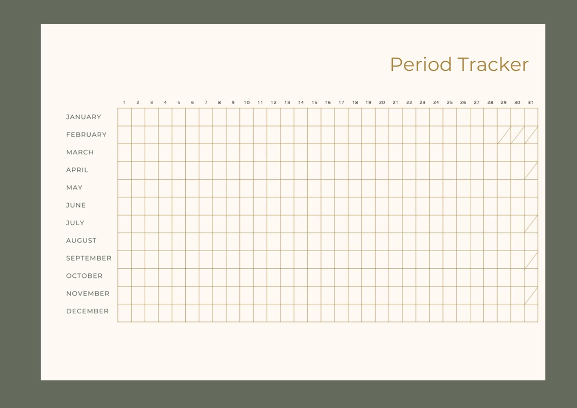 Menstrual Cycle Trackers Understand and Optimise Each Season Etsy
