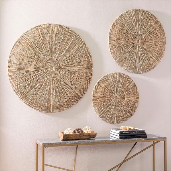 Wicker Wall Decor Etsy