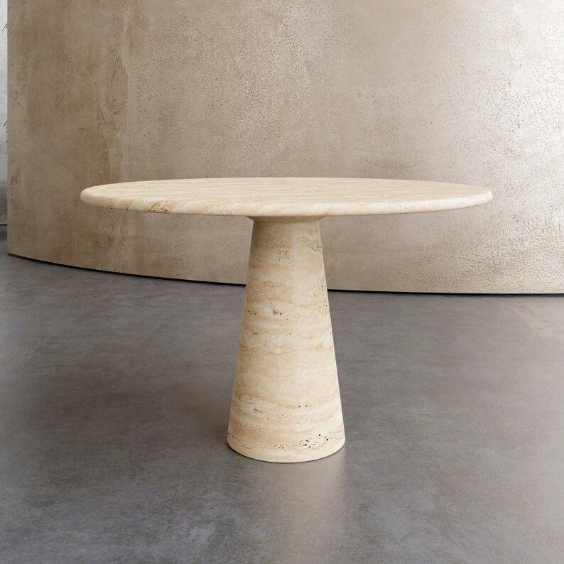 Custom Travertine Dining Table Etsy