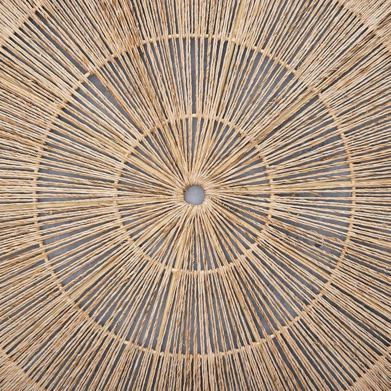 Moma Wicker Wall Decor Set of 3 Oversized Woven Seagrass Wall Etsy