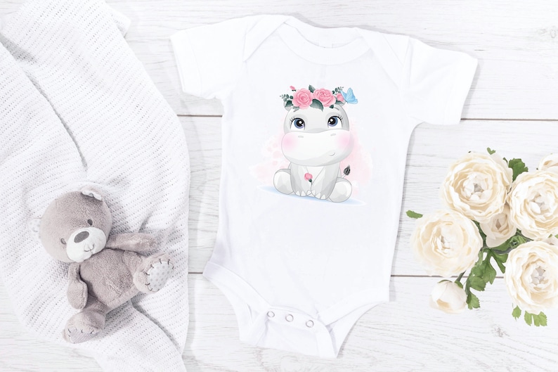 Little Hippo Unisex baby Onesie