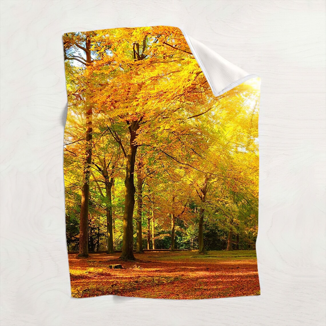 Autumn Landscape Nature Fleece Throw BlanketAll Over Etsy